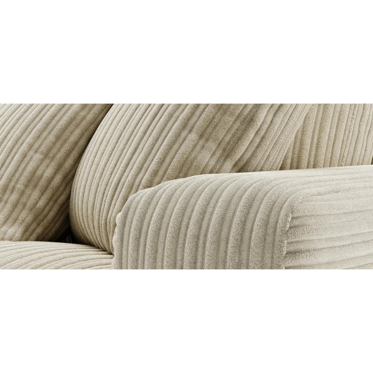 Milan Stone Fabric 2 Seater Sofa – image 7