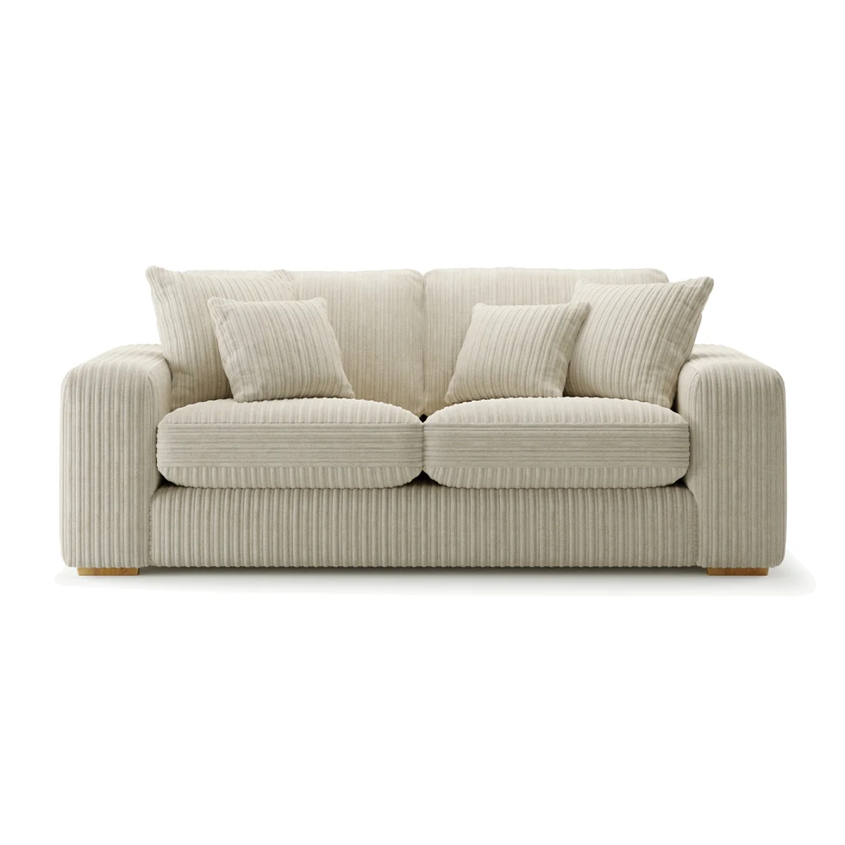 Milan Stone Fabric 2 Seater Sofa – image 1