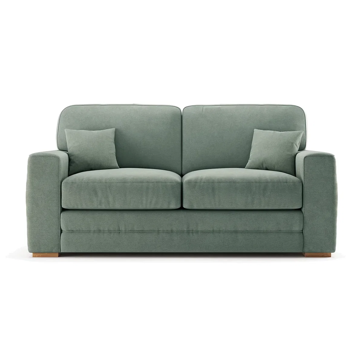 Madden Blue Fabric Two Seater Sofa – image 1