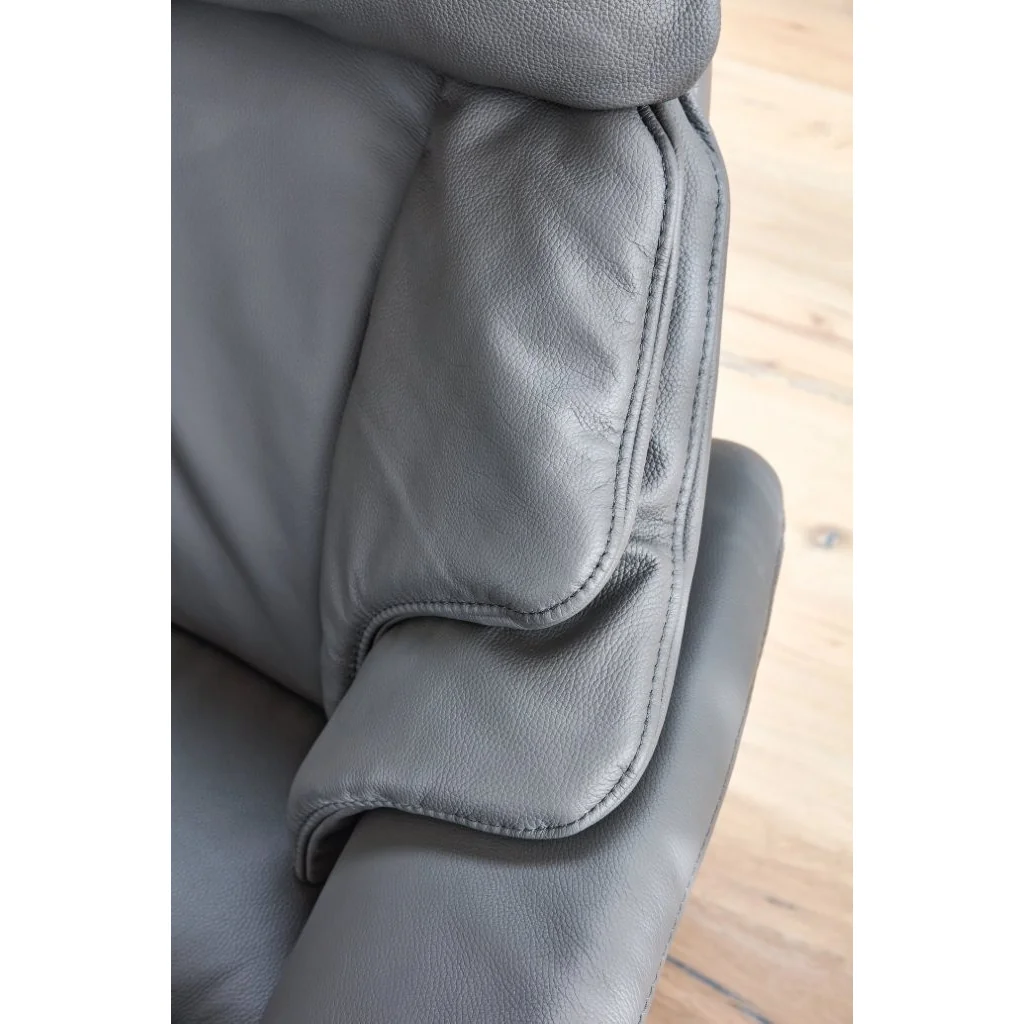 Himolla Chester Fixed 2.5 Seater Sofa - Leather L24 - Plastic Glides – image 6