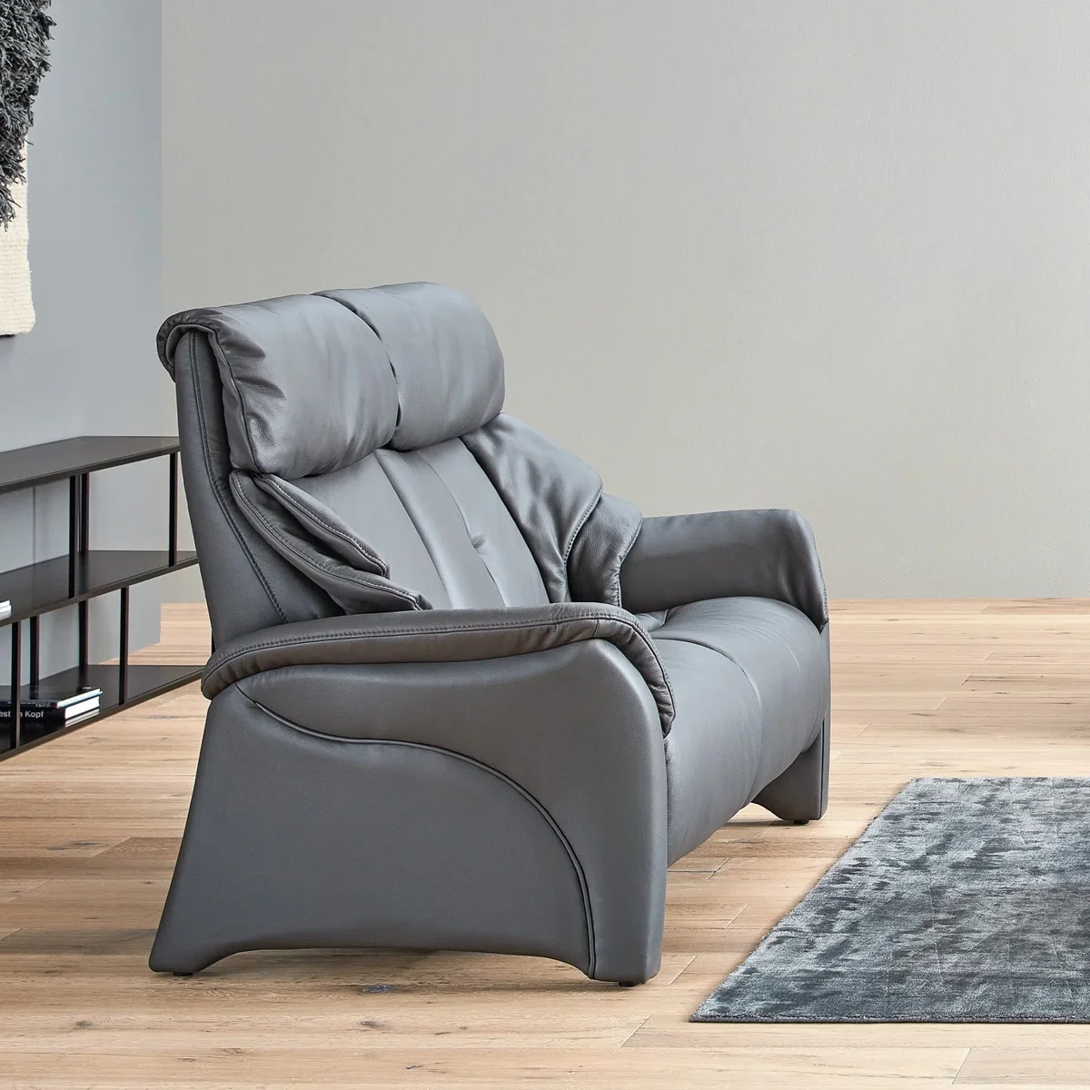 Himolla Chester Fixed 2.5 Seater Sofa - Leather L24 - Plastic Glides – image 10