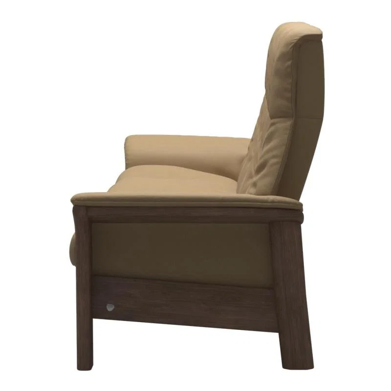 Stressless Buckingham High Back 3 Seater Recliner Sofa - Paloma Sand – image 7