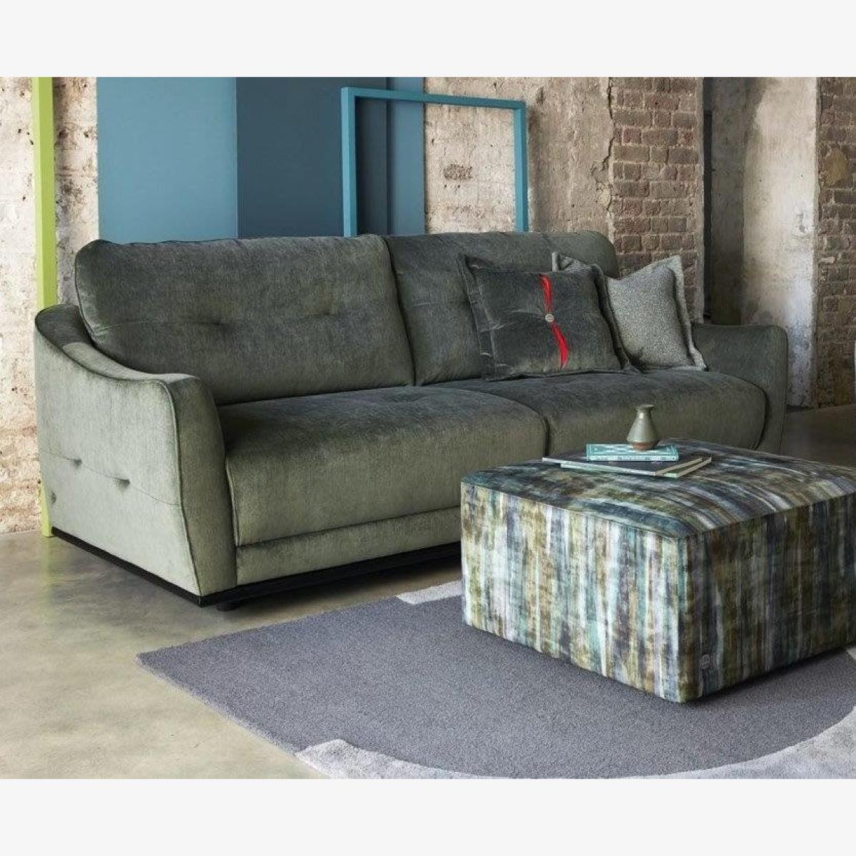 Jay Blades X G Plan Albion Sofa - Grand - Body Accent Fabric, Leather, Tweed – image 1
