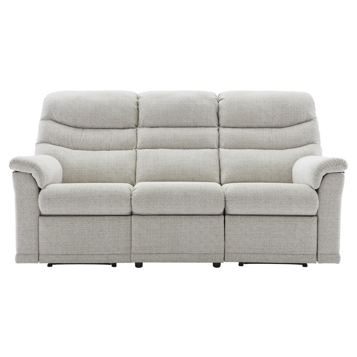 G Plan Malvern 3 Cushion 3 Seater Recliner Sofa - Leather Grade P - Single Manual RHF – image 2