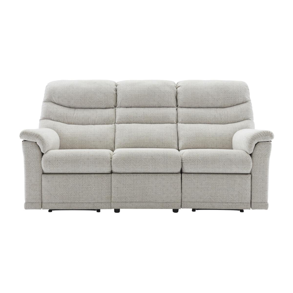 G Plan Malvern 3 Cushion 3 Seater Recliner Sofa - Leather Grade P - Single Manual RHF – image 1