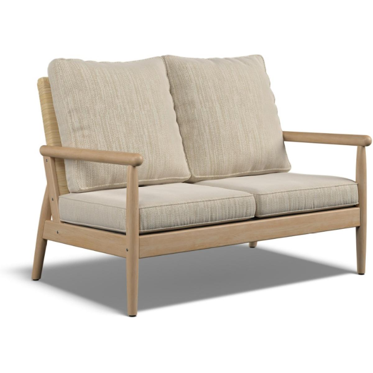 Daro Dorchester 2 Seater Lounging Sofa - Fabric Grade C In LightWood – image 3
