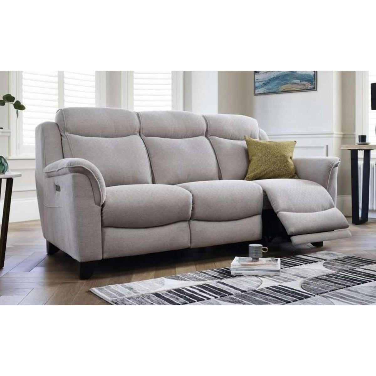 Parker Knoll Manhattan 3 Seater Power Recliner Sofa - Leather Grade M – image 2