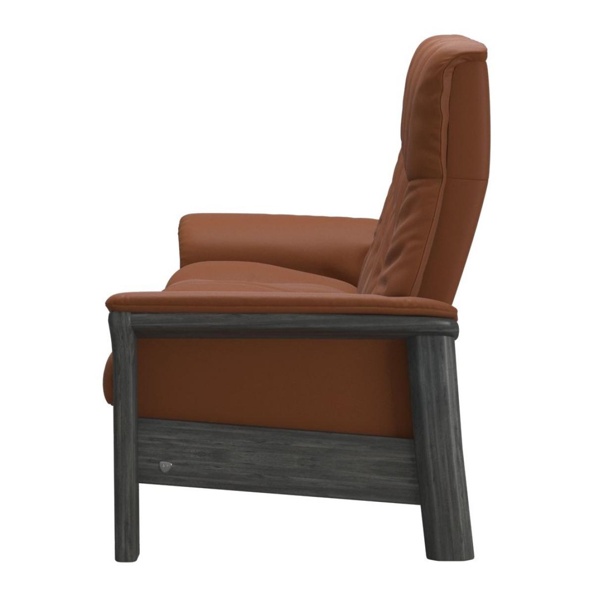 Stressless Windsor High Back 3 Seater Recliner Sofa - Paloma New Cognac – image 4