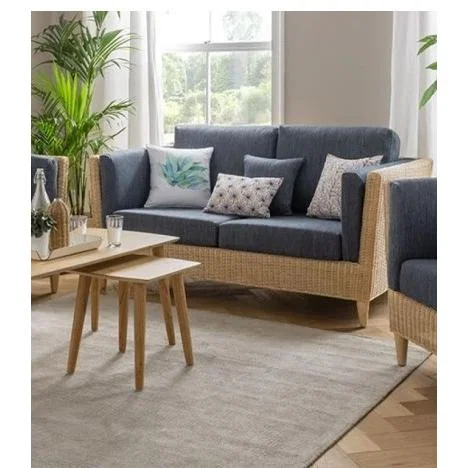 Daro Cologne 2 Seater Lounging Sofa - Fabric Grade D In LightWood – image 2