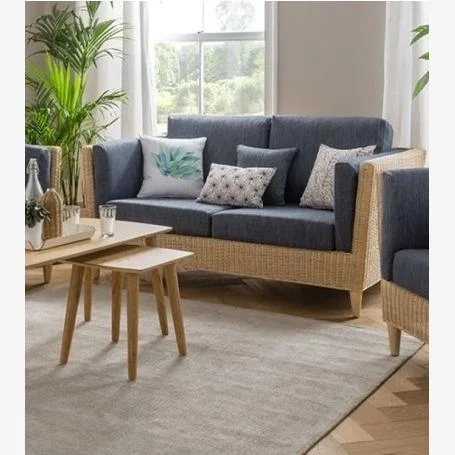 Daro Cologne 2 Seater Lounging Sofa - Fabric Grade D In LightWood – image 1