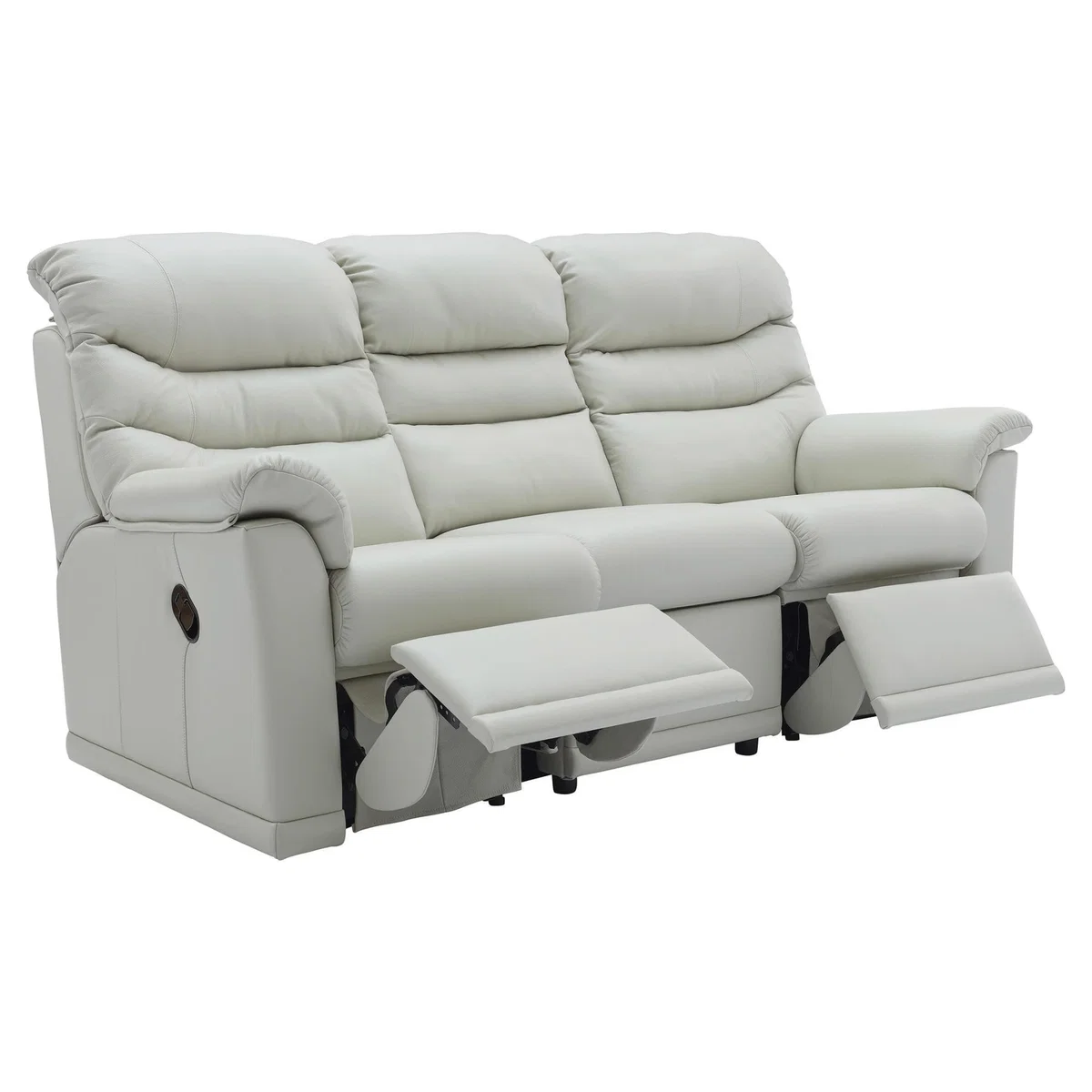 G Plan Malvern 3 Cushion 3 Seater Recliner Sofa - Fabric Grade W - Single Manual RHF – image 4