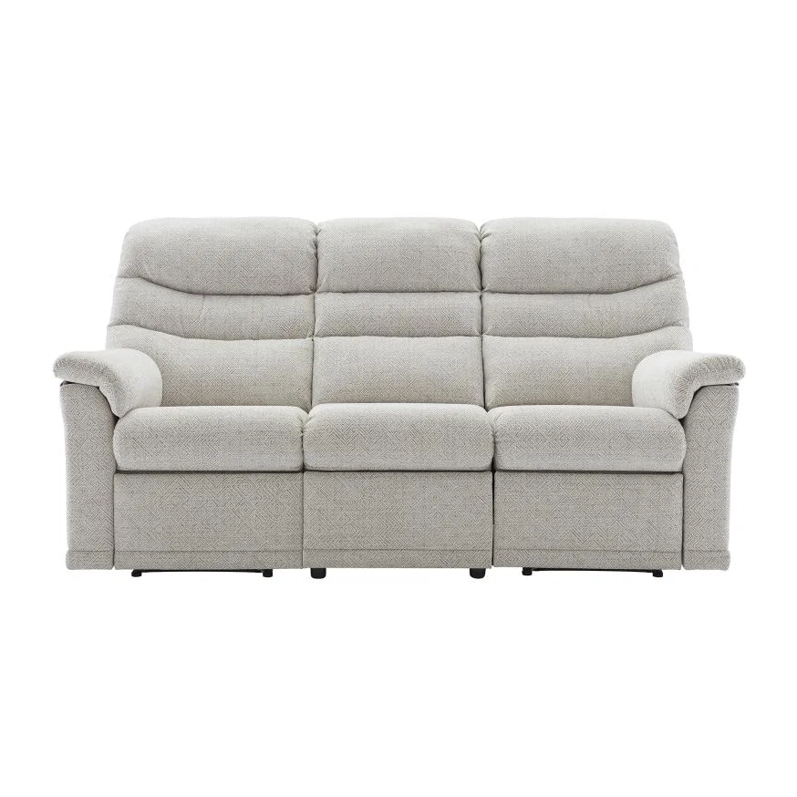 G Plan Malvern 3 Cushion 3 Seater Recliner Sofa - Fabric Grade W - Single Manual RHF – image 1