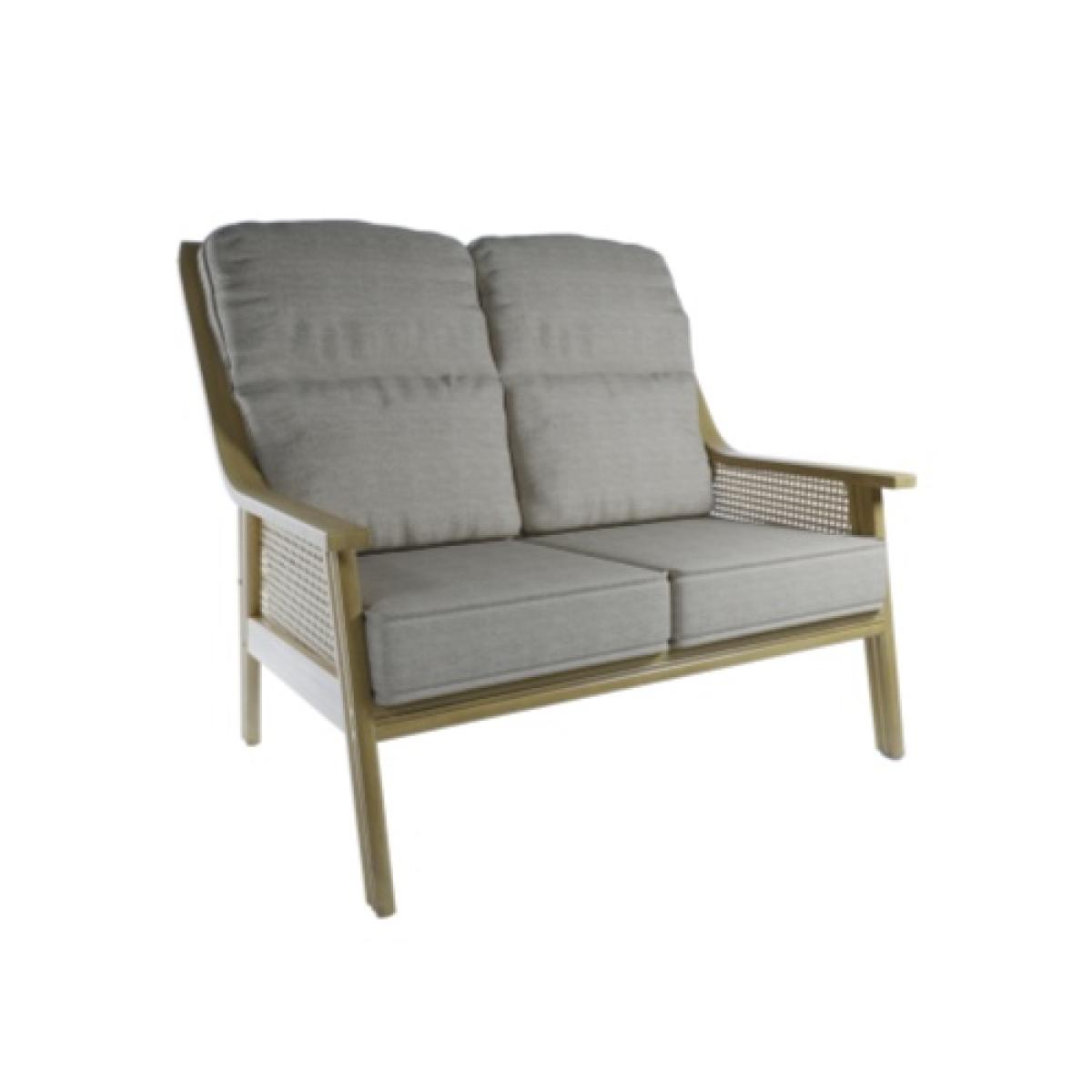 Daro Dingley 2 Seater Lounging Sofa - Fabric Grade A In LightWood – image 3