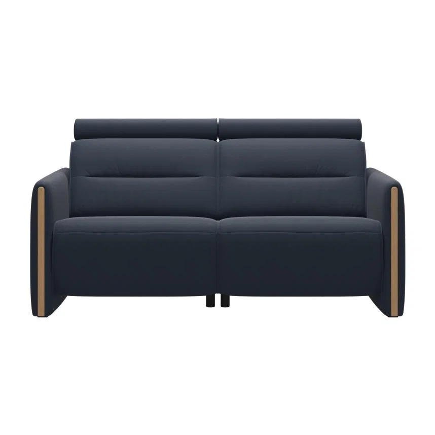 Stressless Emily Power Recliner Sofa With Wood Arms - 2 Seater - Cori Leather – image 1