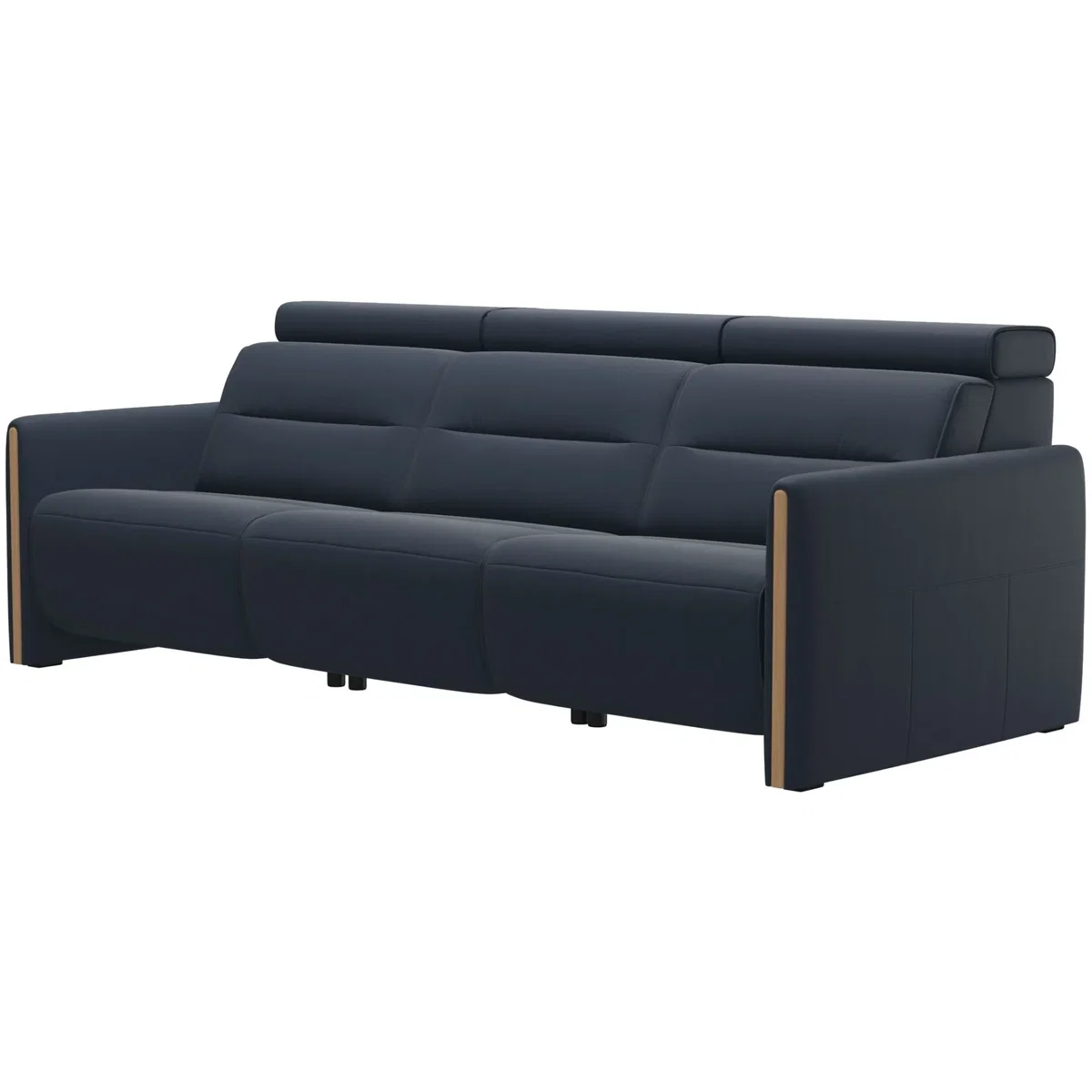 Stressless Emily 3 Seater Sofa With Wood Arms - Batick Leather – image 3