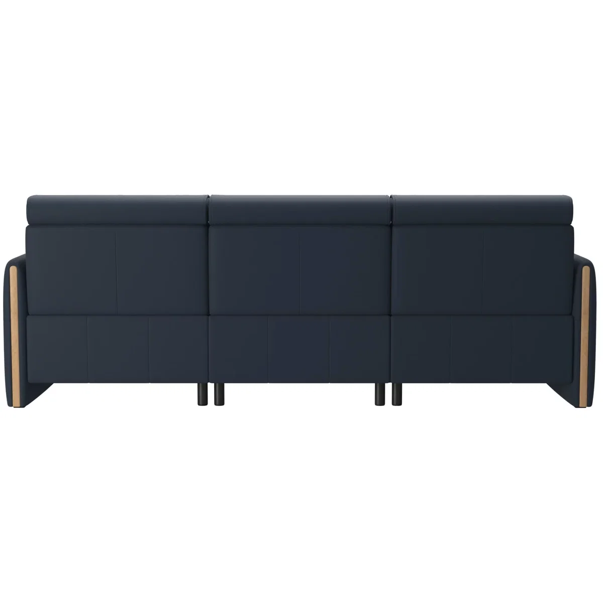 Stressless Emily 3 Seater Sofa With Wood Arms - Batick Leather – image 4
