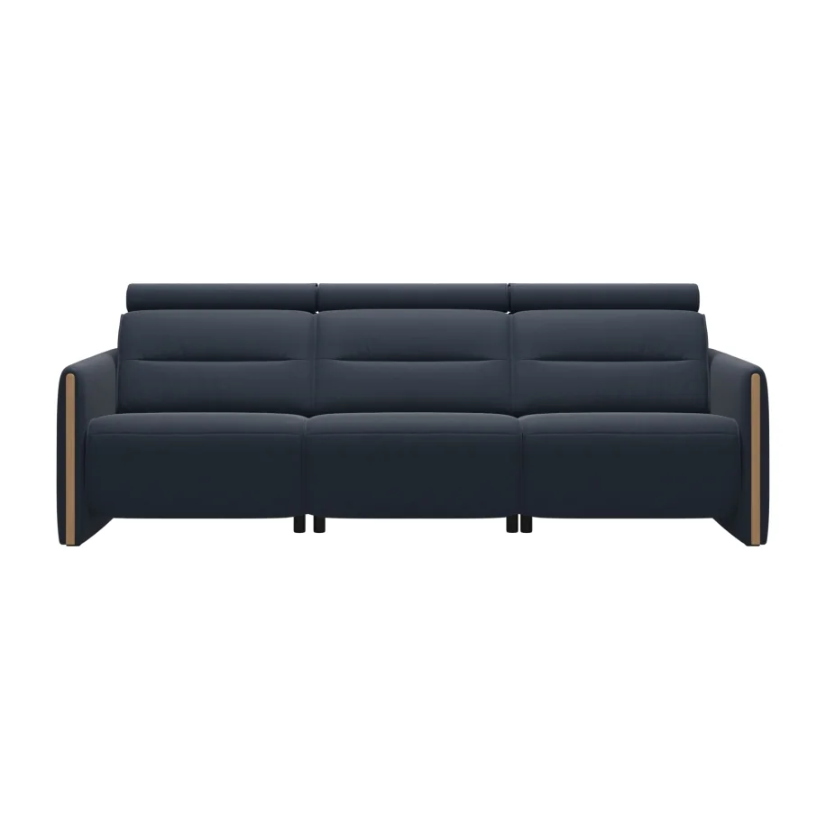 Stressless Emily 3 Seater Sofa With Wood Arms - Batick Leather – image 1