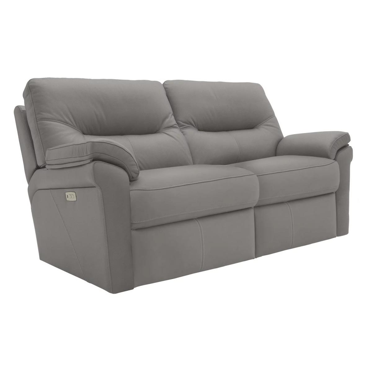 G Plan Seattle 2 Seater Recliner Sofa - Leather Grade H - Double Electric with USB - With Heated Seat – image 3