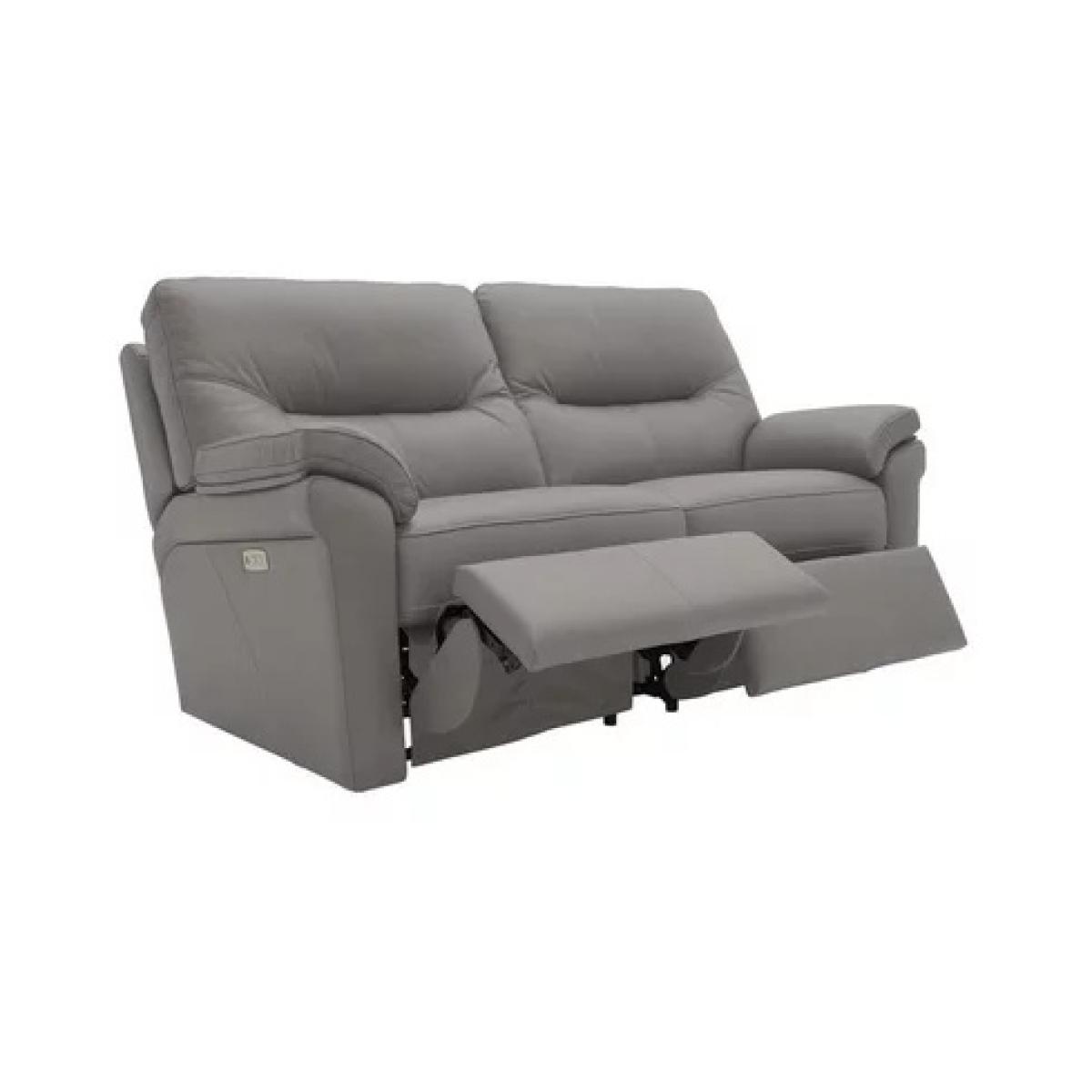 G Plan Seattle 2 Seater Recliner Sofa - Leather Grade H - Double Electric with USB - With Heated Seat – image 5