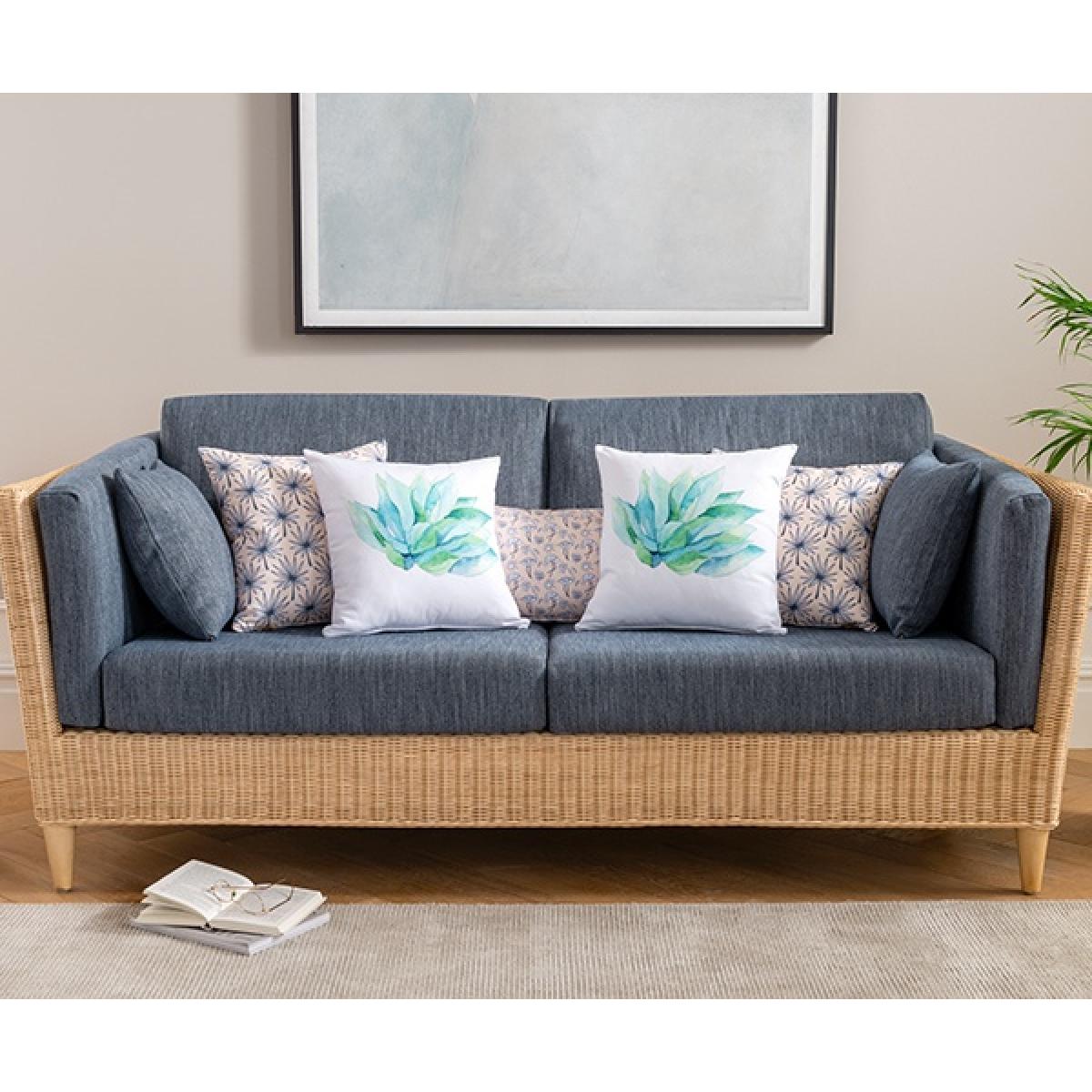 Daro Cologne Large 2 Seater Lounging Sofa - Fabric Grade A In LightWood – image 2