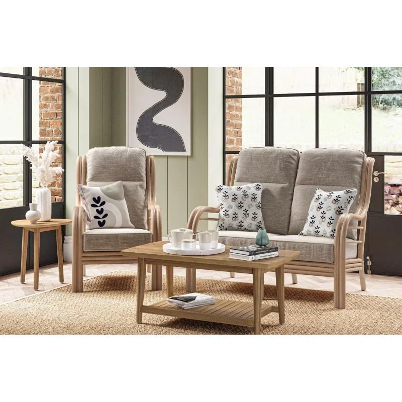 Daro Monza Large 2 Seater Sofa - Fabric Grade B In LightWood – image 5