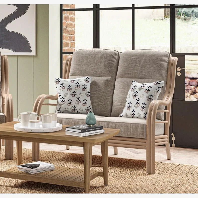 Daro Monza Large 2 Seater Sofa - Fabric Grade B In LightWood – image 1