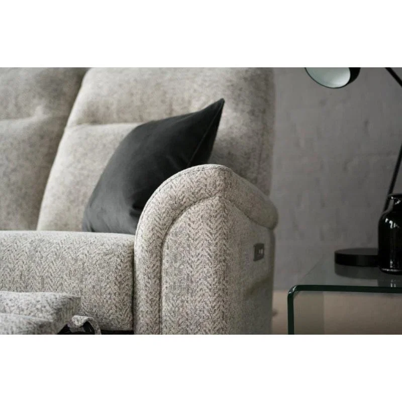 Parker Knoll Hudson 23 Large 2 Seater Power Recliner Sofa - Fabric Grade B - Double Power with Adjustable Lumbar, Headrest and USB Ports – image 13
