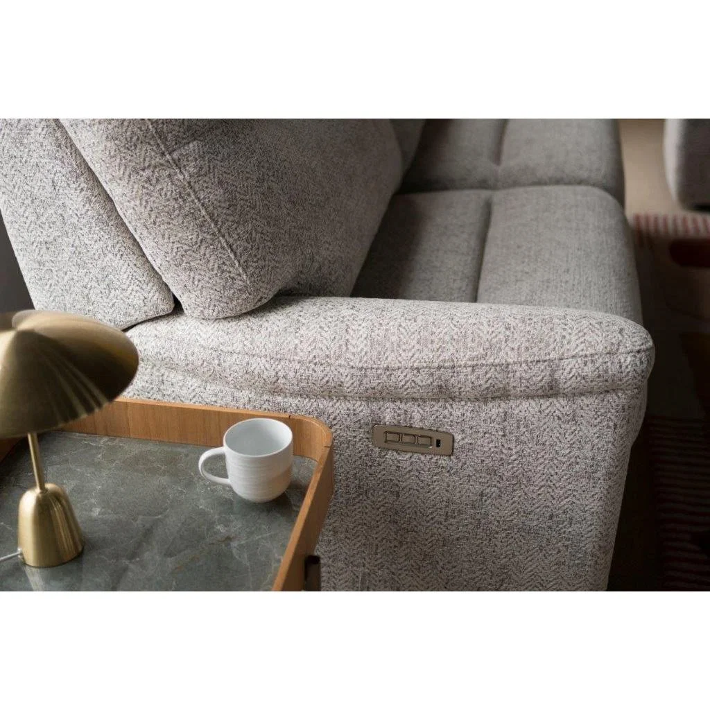 Parker Knoll Hudson 23 Large 2 Seater Power Recliner Sofa - Fabric Grade B - Double Power with Adjustable Lumbar, Headrest and USB Ports – image 8