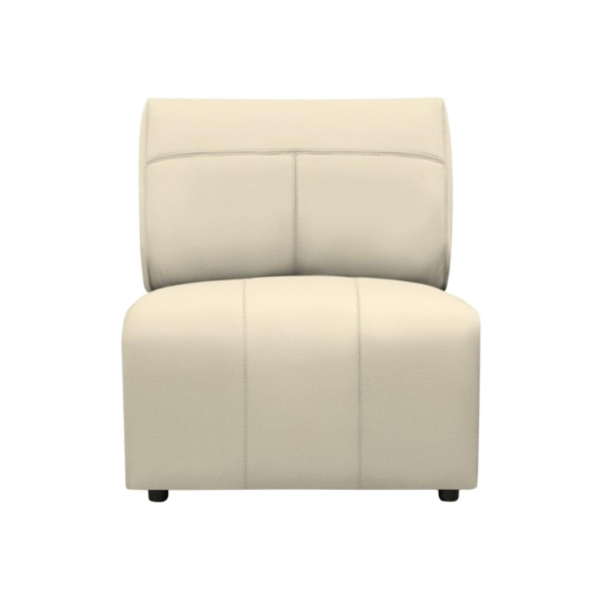 Jay Blades X G Plan Morley Armless Sofa Unit - Body Fabric, Leather