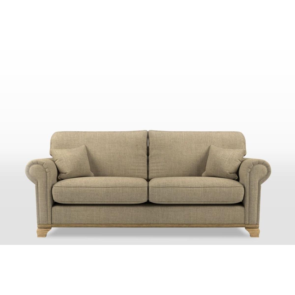 Wood Bros Lavenham Formal Back Sofa, Tweed, Floral, 2 Seat/2.5 Seat – image 2
