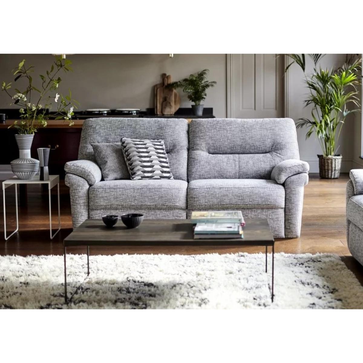 G Plan Seattle 2.5 Seater Recliner Sofa - Leather Grade L - Double Electric with USB and Lumbar - With Heated seat – image 2