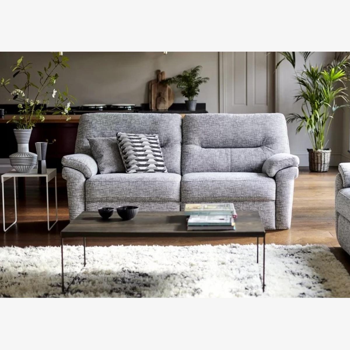 G Plan Seattle 2.5 Seater Recliner Sofa - Leather Grade L - Double Electric with USB and Lumbar - With Heated seat – image 1