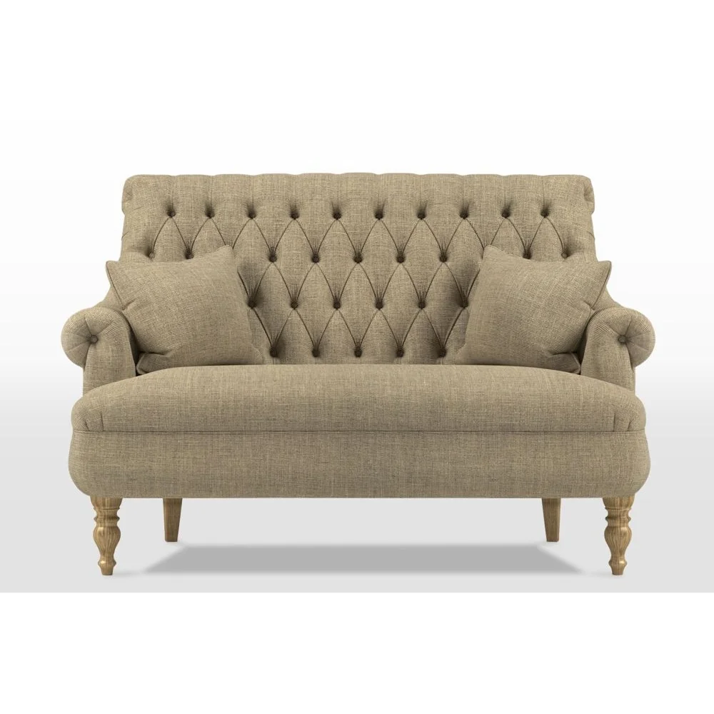 Wood Bros Pickering Compact 2 Seater Sofa - Moon Fabric Grade E – image 2