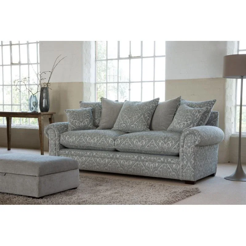 Parker Knoll Amersham Pillow Back Grand 3 Seater Sofa - Fabric Grade D – image 4