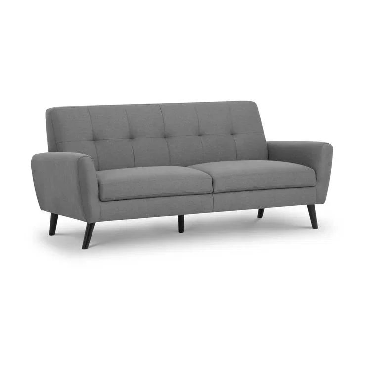 Julian Bowen Monza 3 Seater Compact Retro Sofa - Blue – image 8