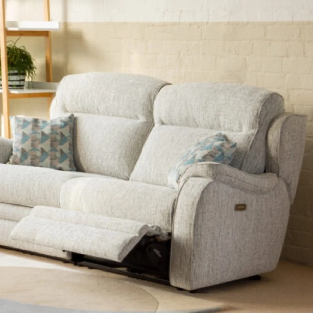 Parker Knoll Boston 25 Double Power Recliner 2 Seater Sofa - Fabric Grade A - With Heated Seats – image 2