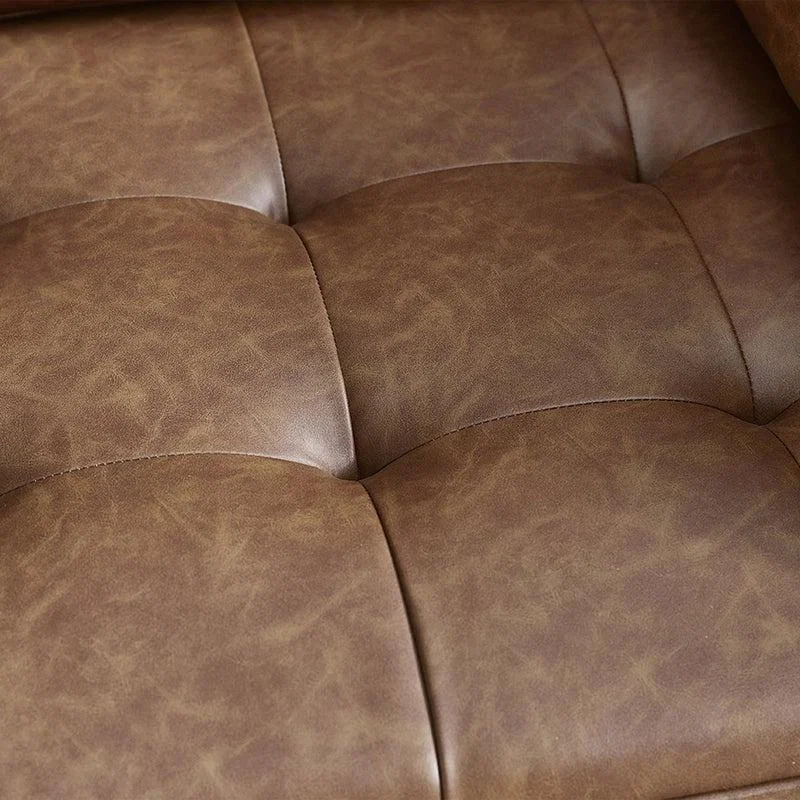 Julian Bowen Henley 3 Seater Sofa - Brown Faux Leather – image 4