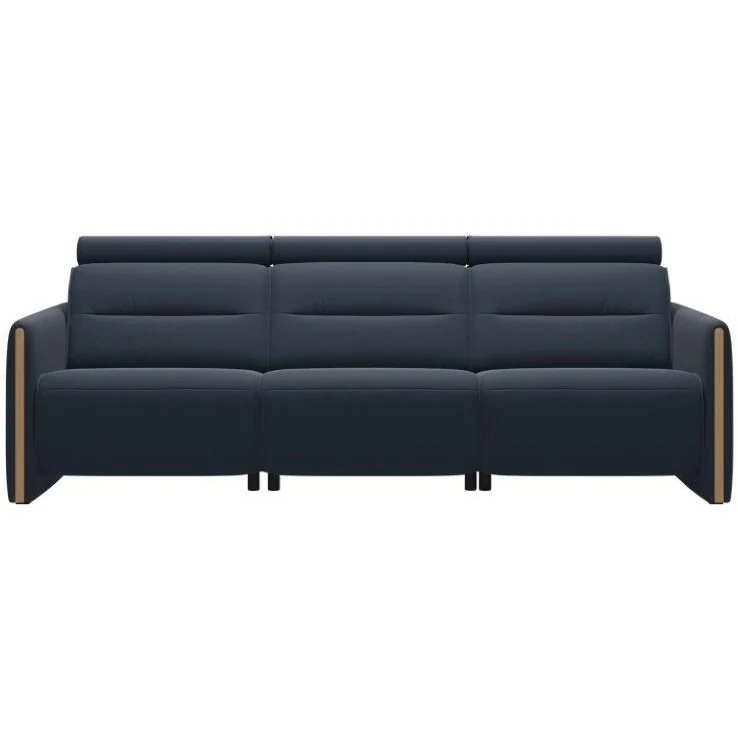 Stressless Emily 3 Seater Power Recliner Sofa With Wood Arms - Velaro Leather – image 2