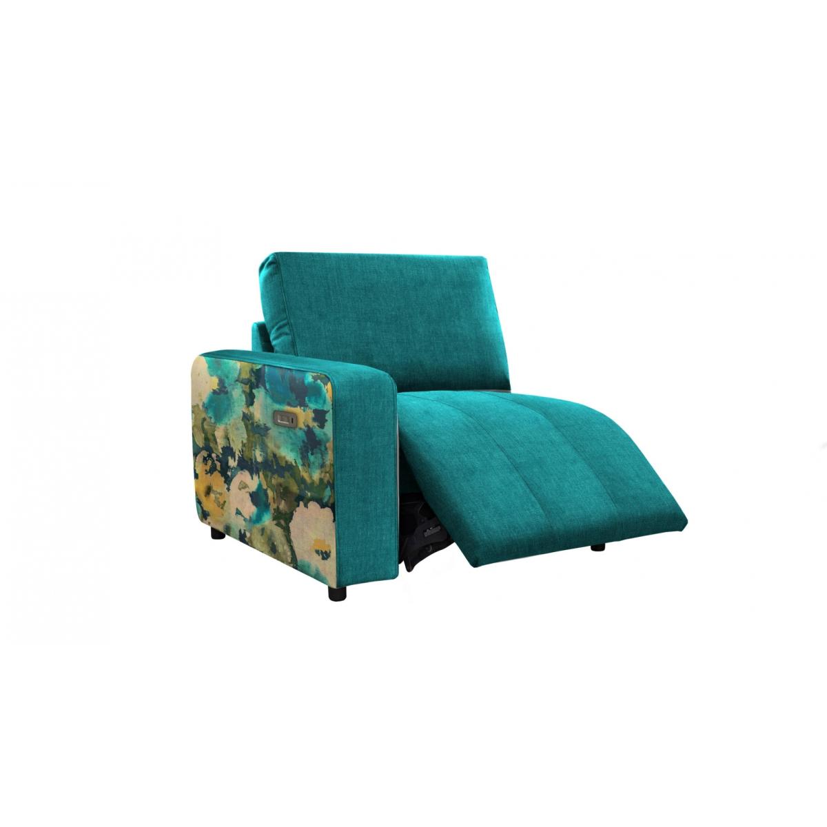 G Plan Vintage Morley Fabric End Sofa Unit With Power Footrest - Grade A - LHF – image 2