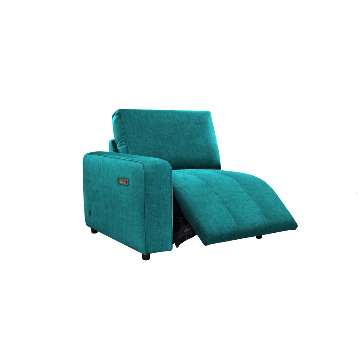 G Plan Vintage Morley Fabric End Sofa Unit With Power Footrest - Grade A - LHF – image 4