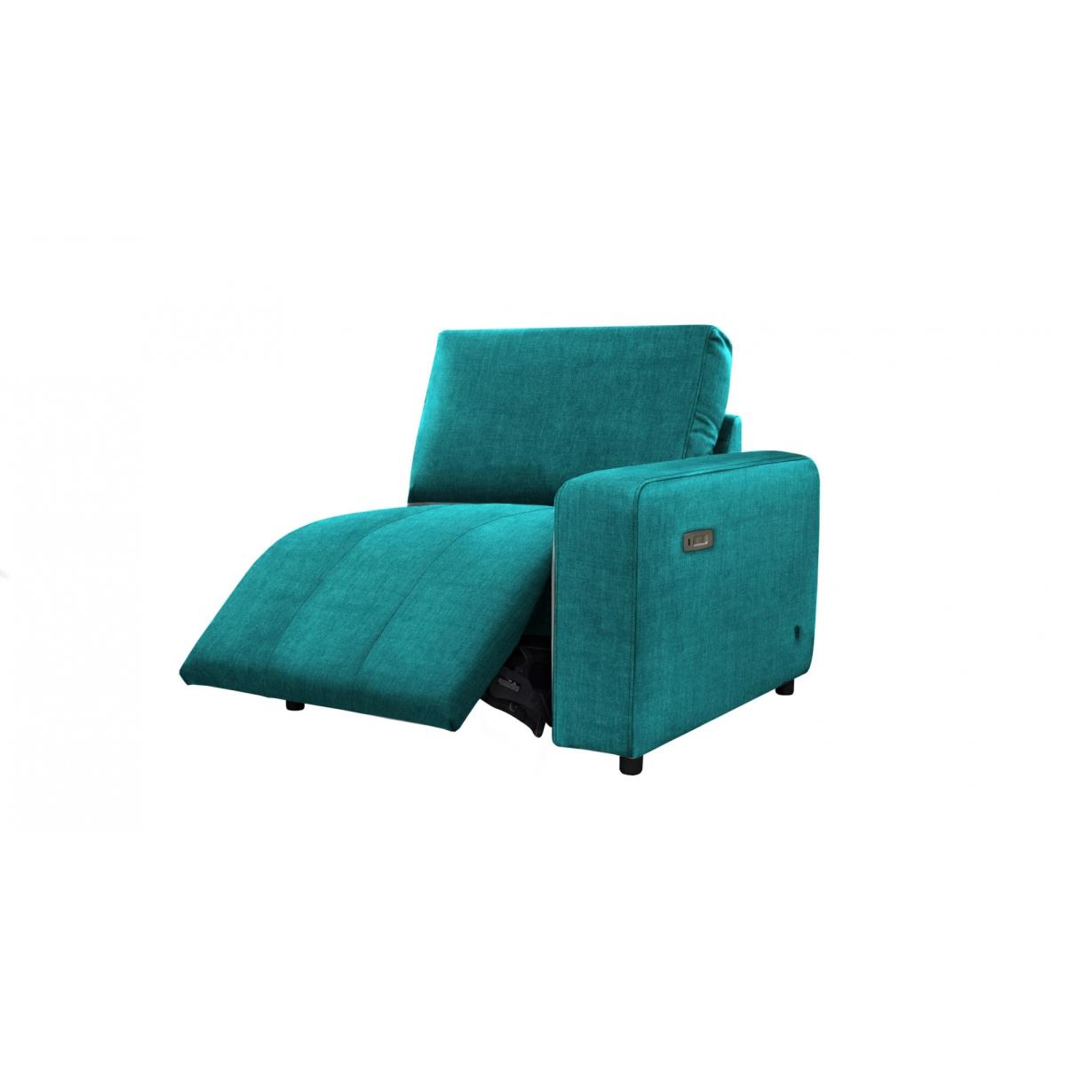 G Plan Vintage Morley Fabric End Sofa Unit With Power Footrest - Grade A - LHF – image 5