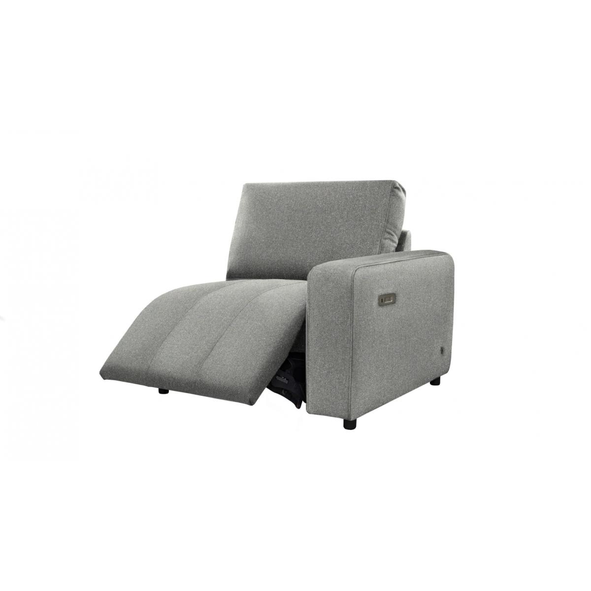 G Plan Vintage Morley Fabric End Sofa Unit With Power Footrest - Grade A - LHF – image 6