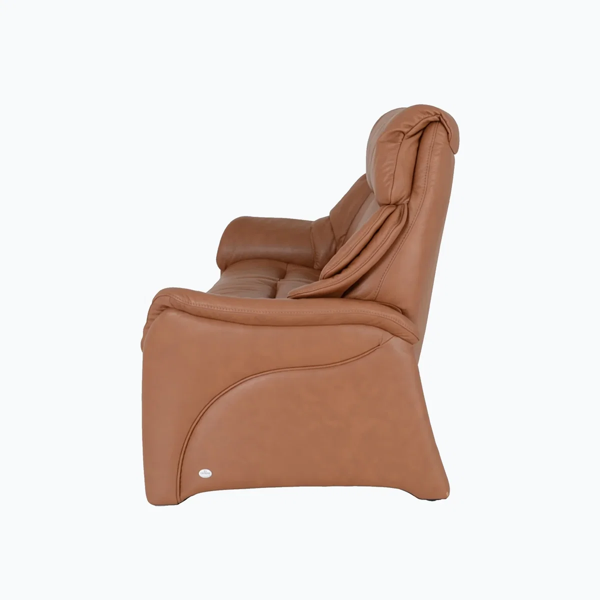 Himolla Chester Fixed 3 Seater Sofa - Leather L27 - Aluminium Feet – image 5