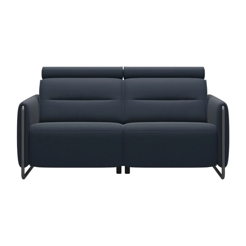Stressless Emily 2 Seater Sofa With Steel Arms - Paloma Leather – image 1