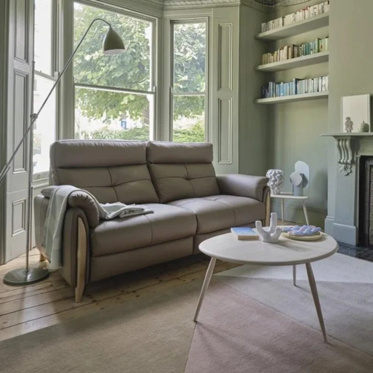 Ercol Mondello Medium Sofa - Leather Grade L – image 1
