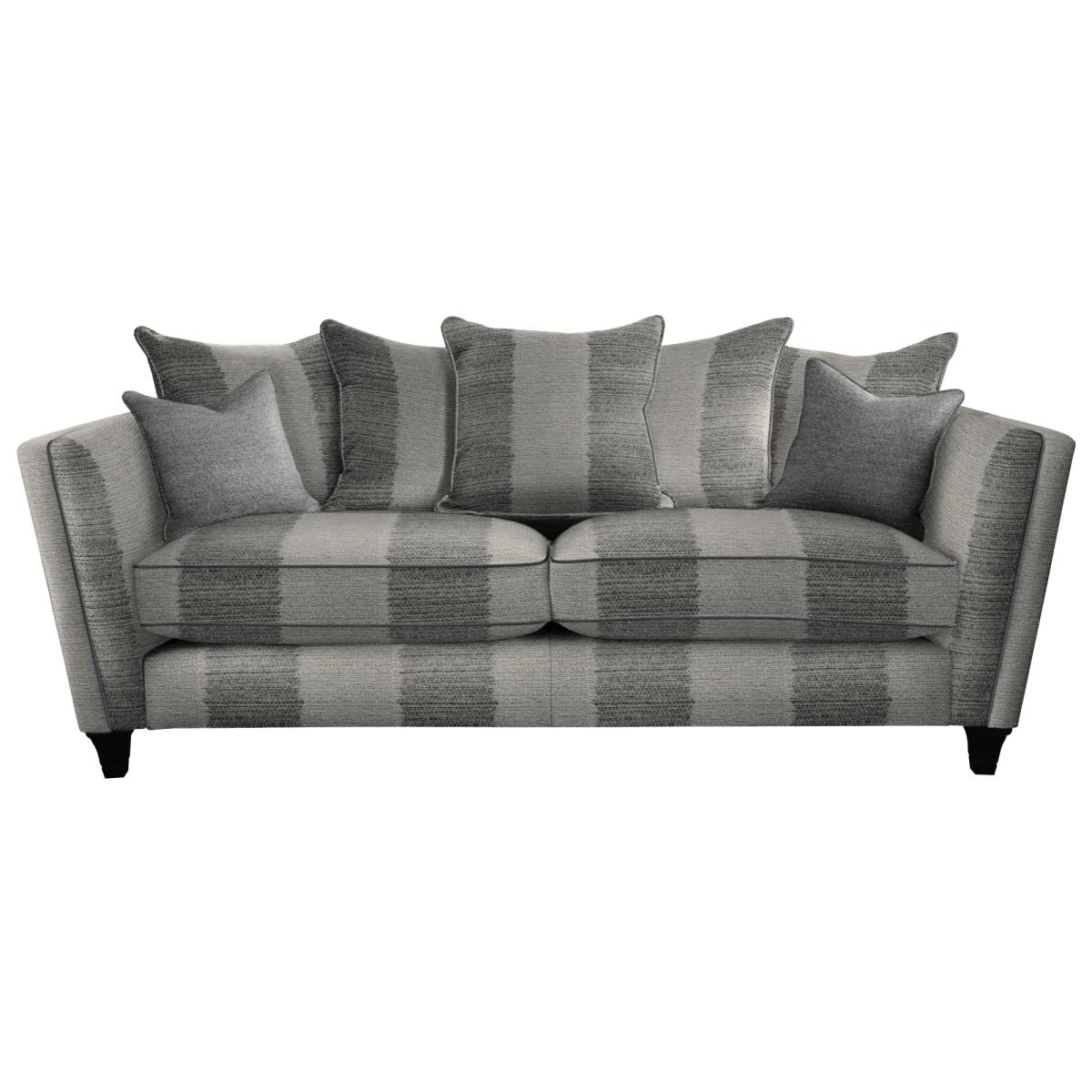 Parker Knoll Harlow Grand Pillow Back Fabric Sofa - Fabric Grade C – image 2