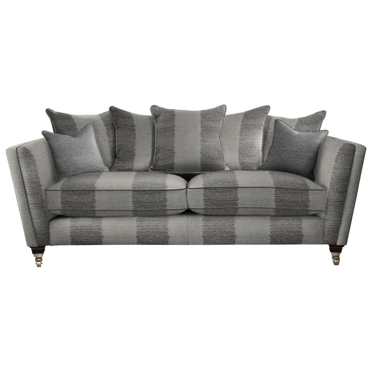 Parker Knoll Harlow Grand Pillow Back Fabric Sofa - Fabric Grade C – image 3