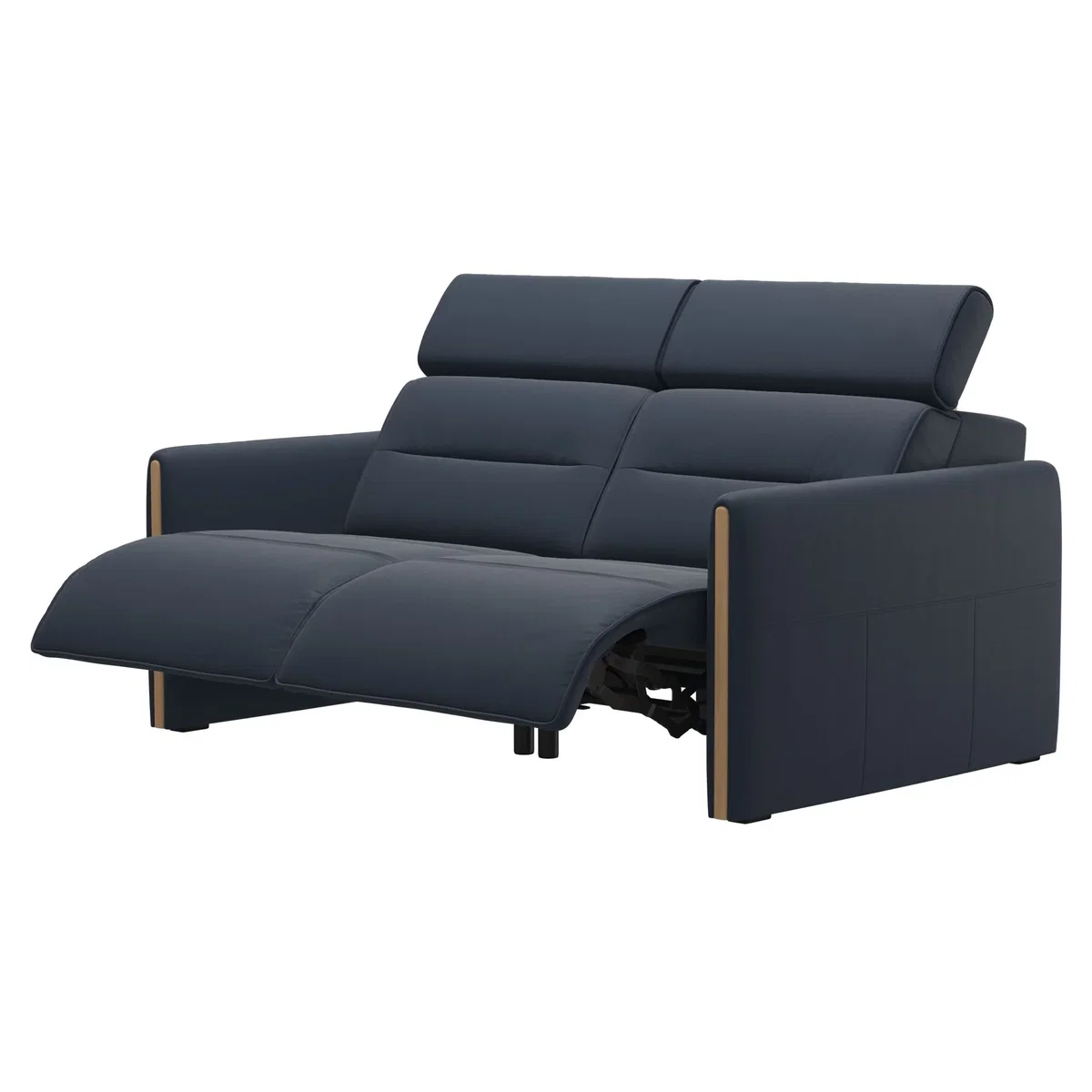 Stressless Emily 2 Seater Power Recliner Sofa With Wood Arms - Noblesse Leather – image 4