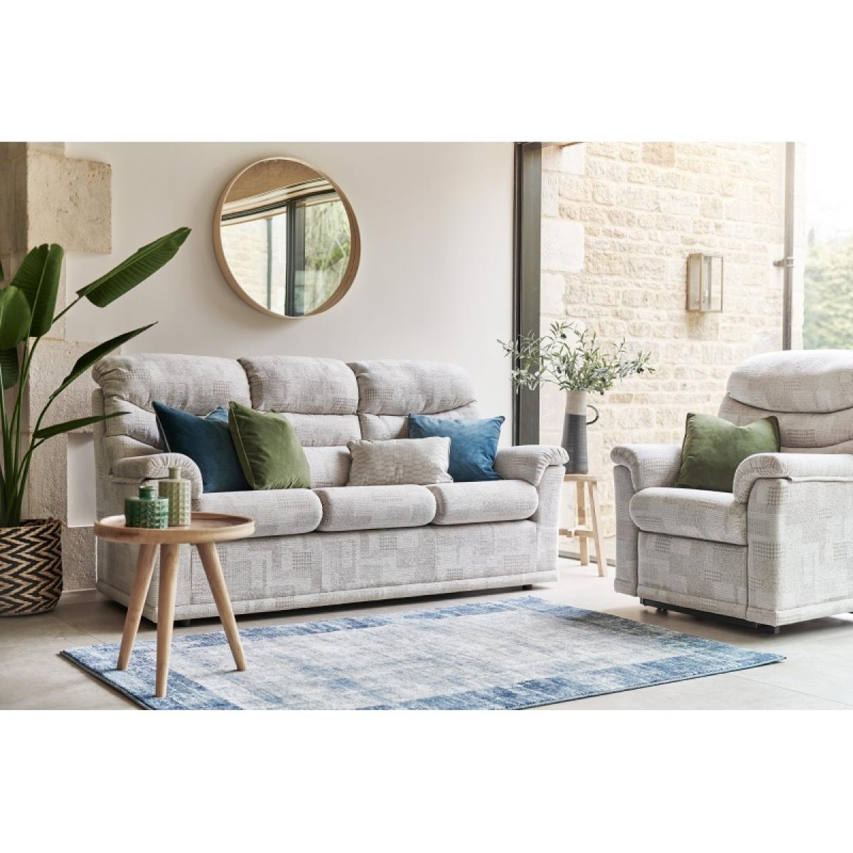 G Plan Malvern 3 Cushion 3 Seater Sofa - Leather Grade P – image 8
