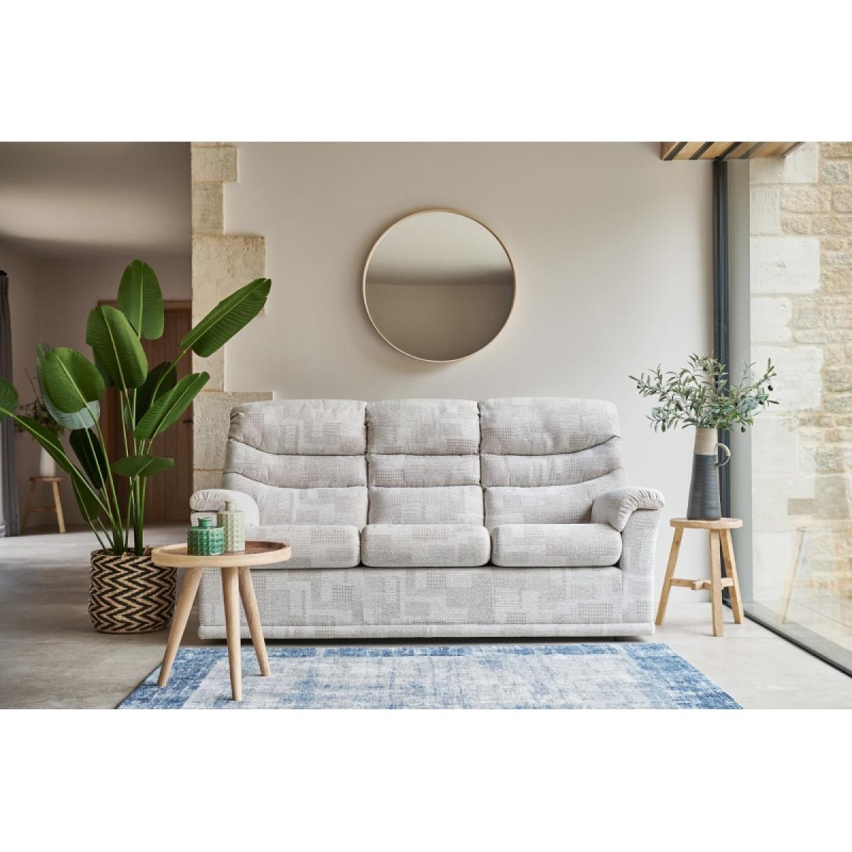 G Plan Malvern 3 Cushion 3 Seater Sofa - Leather Grade P – image 9
